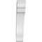 Ekena Millwork 6-in. W x 20-in. D x 32-in. H Olympic Architectural Grade PVC Knee Brace BRCP06X20X32OLY - alternate 5